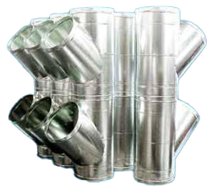  - Round Prefab Metal Duct